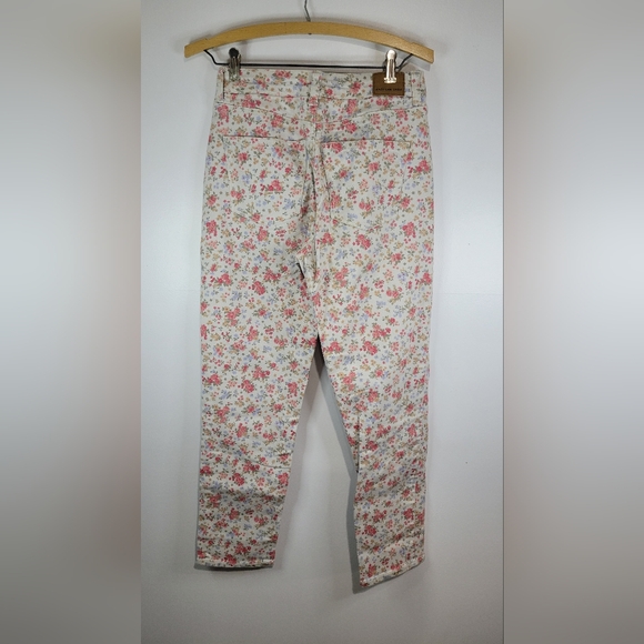 American Eagle Floral Denim Stretch Jeans size 2. - Picture 5 of 13
